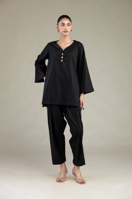 Solid Black Shalwar 2