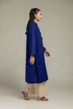 Blue Longline Kurta - View 1