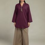 Cotton Solid Pants - View 1