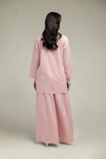 Solid V-Neck Kurta - View 3
