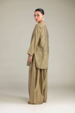 Solid Silk Pants - View 2