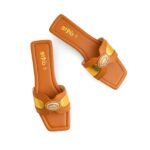 Tan Casual Slipper CL2047 - View 5