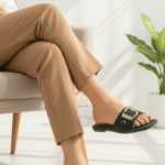 Green Casual Slipper CL2063 - View 1