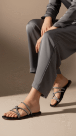 Black Casual Slipper For Ladies CL2087 - View 1
