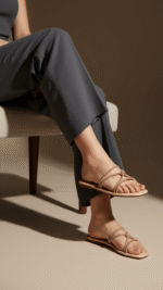 Peach Casual Slipper For Ladies CL2087 - View 1