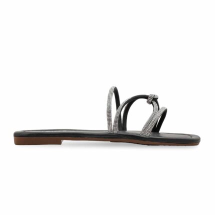 Black Casual Slipper For Ladies CL2087 - View 2