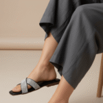 Black Casual Slipper CL2097 - View 1