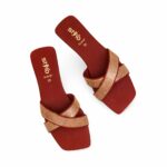Maroon Casual Slipper For Ladies CL2097 - View 5