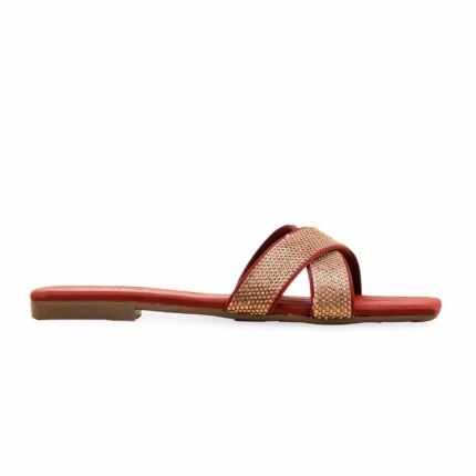 Maroon Casual Slipper For Ladies CL2097 - View 2