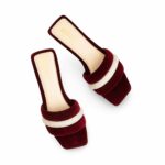 Maroon Casual Slipper For Ladies CL2100 - View 5
