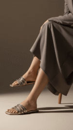 Grey Casual Slipper For Women CL2109 - View 1