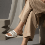 White Casual Slipper CL2112 - View 1