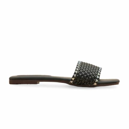 Black Casual Slipper For Ladies CL2117 - View 2