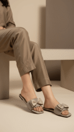 Grey Casual Slipper CL2131 - View 1
