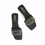 Black Casual Slipper CL2132 - View 5