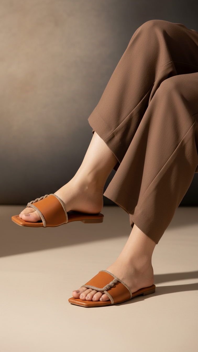 CL2150-02.png Brown Casual Slipper For Women CL2150 - View 1
