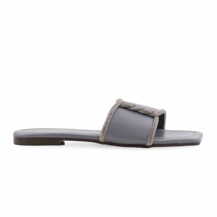 Grey Casual Slipper For Women CL2150 - View 2