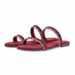 Maroon Casual Slipper For Women CL2151 - View 3