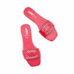 Maroon Casual Slipper For Women CL2156 - View 5