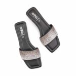 Black Casual Slipper For Ladies CL2158 - View 5