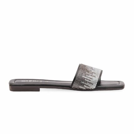Black Casual Slipper For Ladies CL2158 - View 2