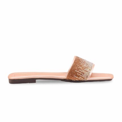 Peach Casual Slipper For Ladies CL2158 - View 2