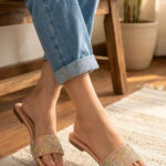 Beige Casual Slipper For Women CL2161 - View 1