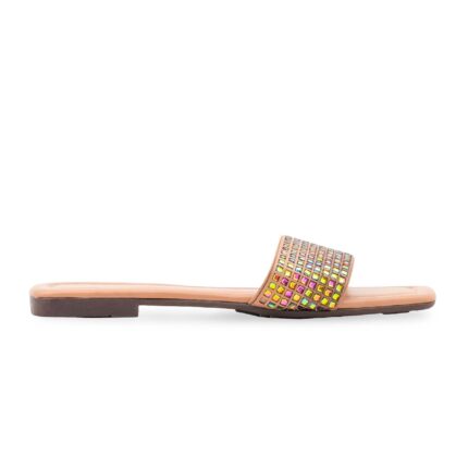 Beige Casual Slipper For Women CL2161 - View 2