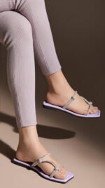 Lilac Casual Slipper CL2162 - View 1