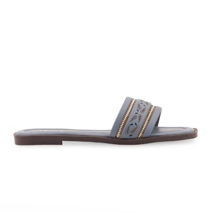 Grey Casual Slipper For Ladies CL2163 - View 2