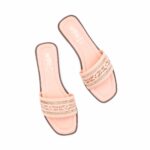 Peach Casual Slipper For Ladies CL2163 - View 5