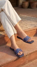 Navy Casual Slipper For Women CL2165 - View 1