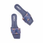 Navy Casual Slipper For Women CL2165 - View 5