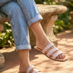 Peach Casual Slipper For Women CL2168 - View 1