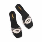 Black Casual Slipper For Women CL2172 - View 5