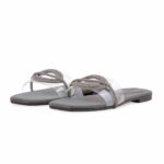 Grey Casual Slipper For Women CL2172 - View 3