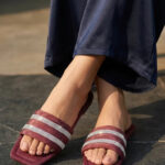 Maroon Casual Slipper For Women CL2179 - View 1
