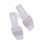 Sky Blue Casual Slipper For Ladies CL2180 - View 5