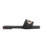 Black Casual Slipper For Women CL2183 - View 2
