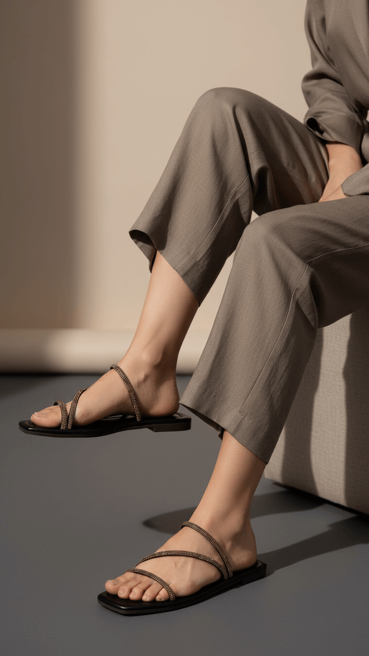 CL2185-01.png Black Casual Slipper For Women CL2185 - View 1