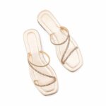 Golden Casual Slipper For Ladies CL2185 - View 5