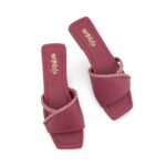 Maroon Casual Slipper For Ladies CL2186 - View 5
