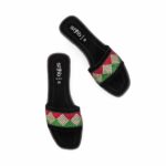 Black Casual Slipper For Women CL2187 - View 5