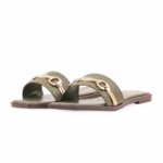 Green Casual Slipper For Ladies CL2189 - View 3
