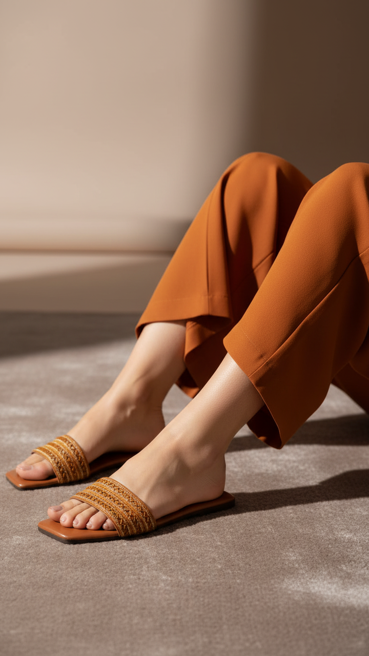 CL2192-06.png Mustard Casual Slipper For Women CL2192 - View 1