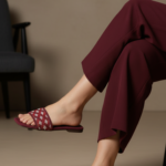 Maroon Casual Slipper For Women CL2195 - View 1