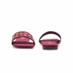 Maroon Casual Slipper For Women CL2195 - View 4