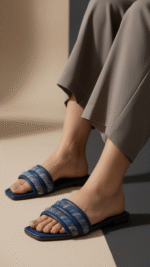 Navy Casual Slipper For Women CL2199 - View 1