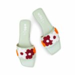 Green Casual Slipper For Women CL2200 - View 5