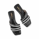 Black Casual Slipper For Women CL2204 - View 5